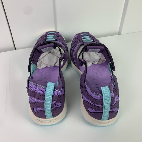 NWT Merrell Kids Girls Water Shoes Fisherman Sandal Purple Closed Toe Size 3 5 - Picture 6 of 10